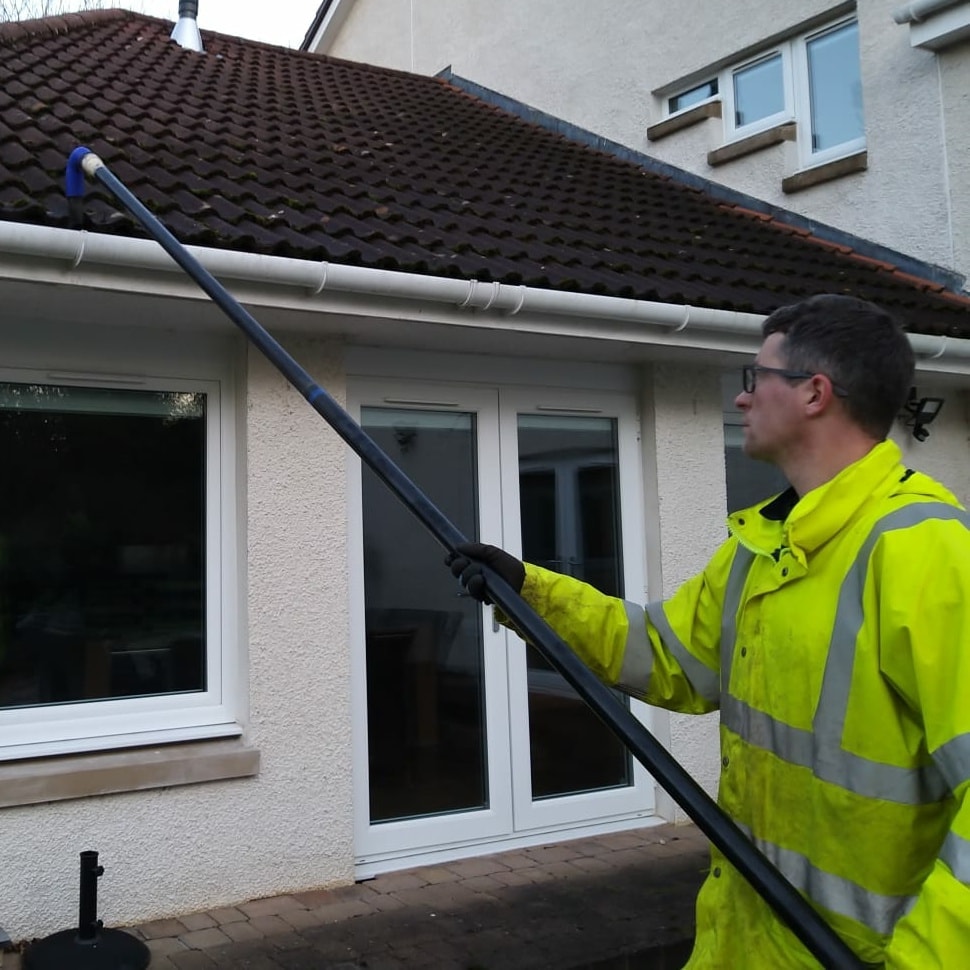 gutter cleaning in Dumfries